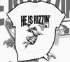 Er ist Rizzin Oster Jesus Christliches Basketball-Sweatshirt Weiches Shirt Alle Größen