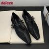 Fashion Female Buckle Strap Footwear Ladies Flats Mary Janes Lolita Shoes New In Summer Spring Fashion Mesh Women Flats With Shoes