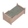 1:12 Miniatur Puppenhaus Birke Bett Mini Möbel Puppenhaus DekorationszubehörBraun