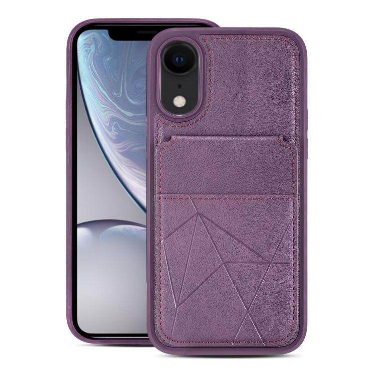 Multifunctional Vertical Flip Card Wallet Holder Vegan Leather Back Phone Case