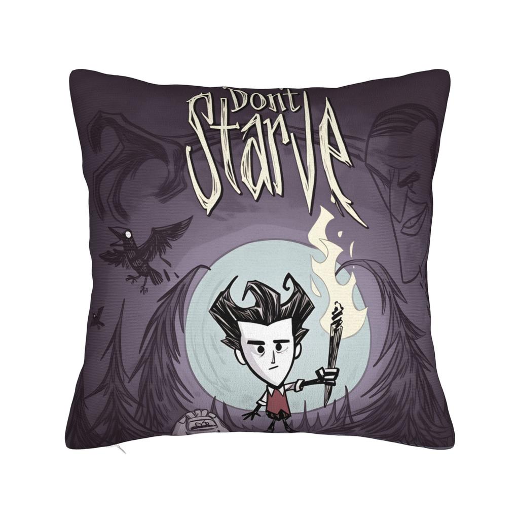 Pillow Cover Don't Starve Maxwell Thinking Kawaii Pillow Case For Couch Sofa Bedroom Pillowcases