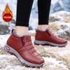 Womens Winter Slip On Fleece Lined Low Top Platform Casual Shoes Warm Flat Loafers
