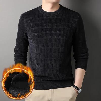 Men's Sweaters Autumn and Winter Sports Shirts Men's New Styles Thick Round Neck Thermal Underwear for Men