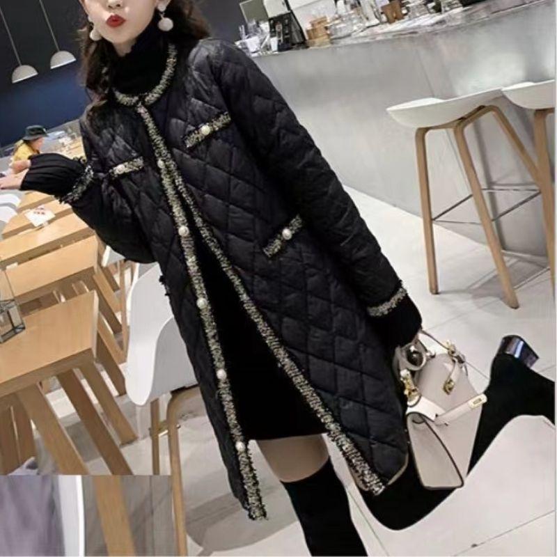 

Осень-зима женские элегантные модные свободные парки, топы, женские повседневные универсальные кардиганы, пальто, женские пуговицы, длинная куртка, верхняя одежда 3XL чёрный