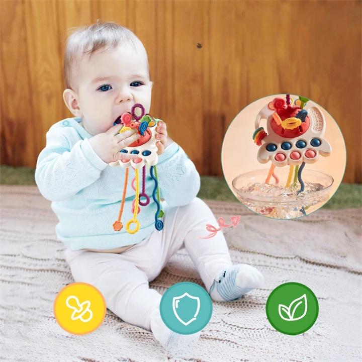 Zabawka Sensoryczna Sznurki Gryzak Montessori Pop