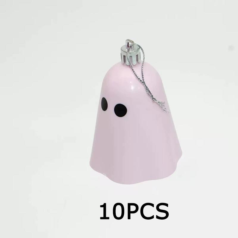 

WTEMPO Halloween Ghost Decor Hanging Pendents Indoor & Outdoor Ghost Festival Party Decoration Creative DIY Funny Ghost Ornaments 10pcs