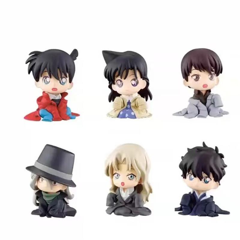Conan Detective Mouri Ran Kaito Jimmy Kudo Anime Character Ornament Model