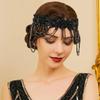 Chain Tassel Rhinestone Headband Flower Shape Bridal Headdress  Party Banquet