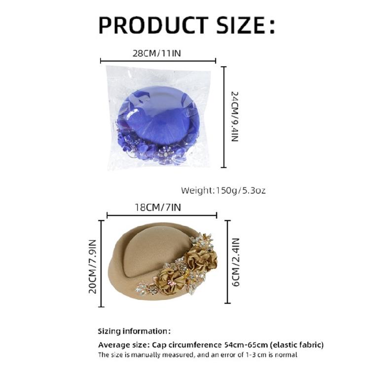 Classical Jeweled Beret Hat 11 Multicolor Choices Lightweight Construction Perfect For Travel Event And Casual Outfits