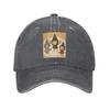 Lustige Yoshitomo Nara Baseballkappen Denim Hüte Verstellbare Casquette Hip Hop Baseball Cowboyhut für Unisex
