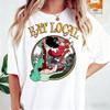 Vintage Trendy Casual Clock Crocodile Captain Hook Eat Local Food Shirt Peter Pan TShirt All Season Cotton Streetwear