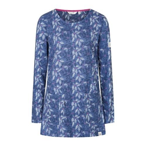 Lazy Jacks Womens/Ladies Leaves Tunic Top