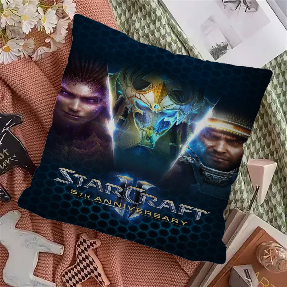 Game S-Starcraft 2 Personalized Picture Text Home Decorative Pillows Household Gifts 45X45Cm