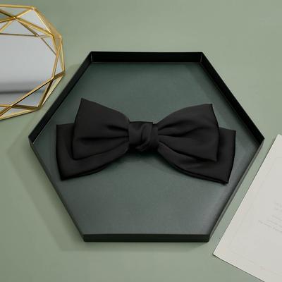 [Angel Shushu] Silk King Ribbon Automatic Hairpin (Black) Hairpin