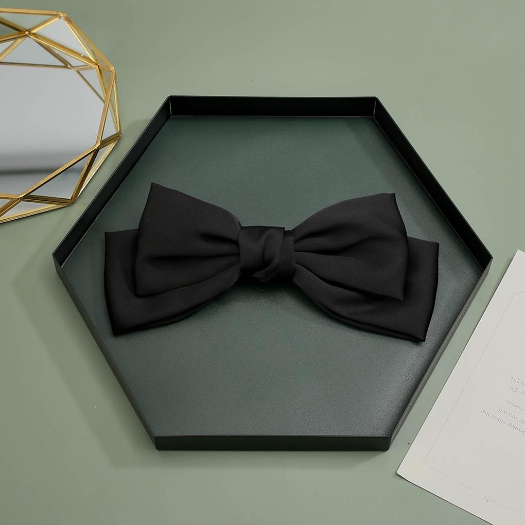 [Angel Shushu] Silk King Ribbon Automatic Hairpin (Black) Hairpin