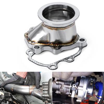 Hochleistungs-5-Bolzen-2,5-Zoll-Adapter-Booster-Fallrohrflansch Auto-Modifikationszubehör für T25 T28 GT25 GT28