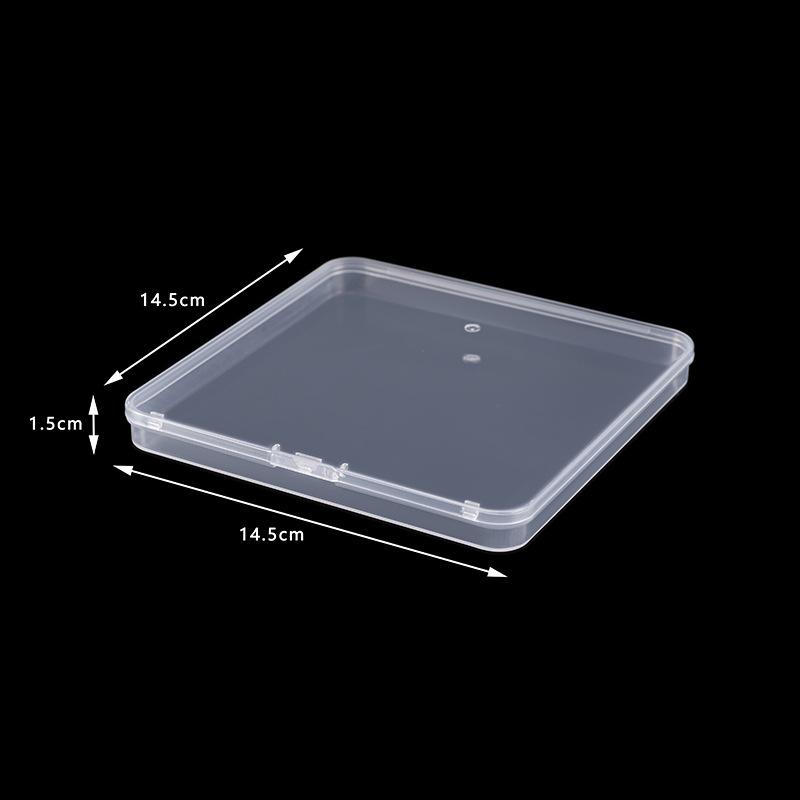 Rectangular Translucent PP Plastic Storage Box with Lid for Jewelry and Small Parts
