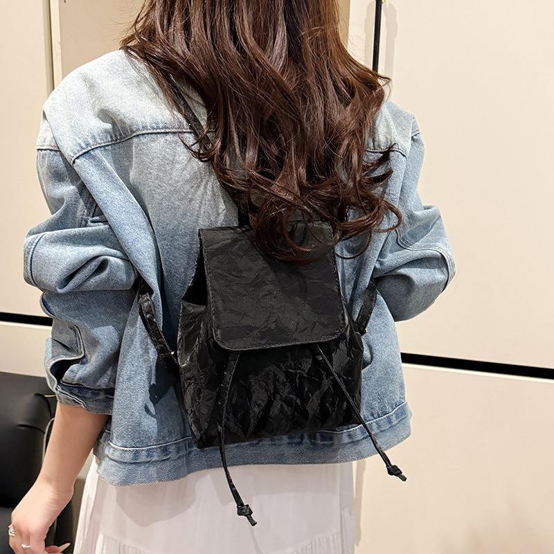 Premium Texture Exquisite and Beautiful Retro Backpack New Simple and Versatile Student Schoolbag Commuter Bag