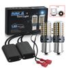 2PCS 1156 BA15S P21W BAU15S PY21W Canbus No Error LED Lights 7440 W21W T20 Car DRL Turn Signal Dual Mode Switchback Dual Color