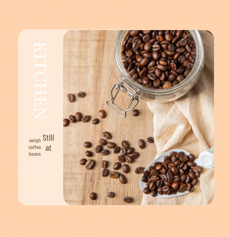 OPPEL Kitchen Digital Scale, 5kg Capacity, 1g Precision, Food & Coffee, LED Display