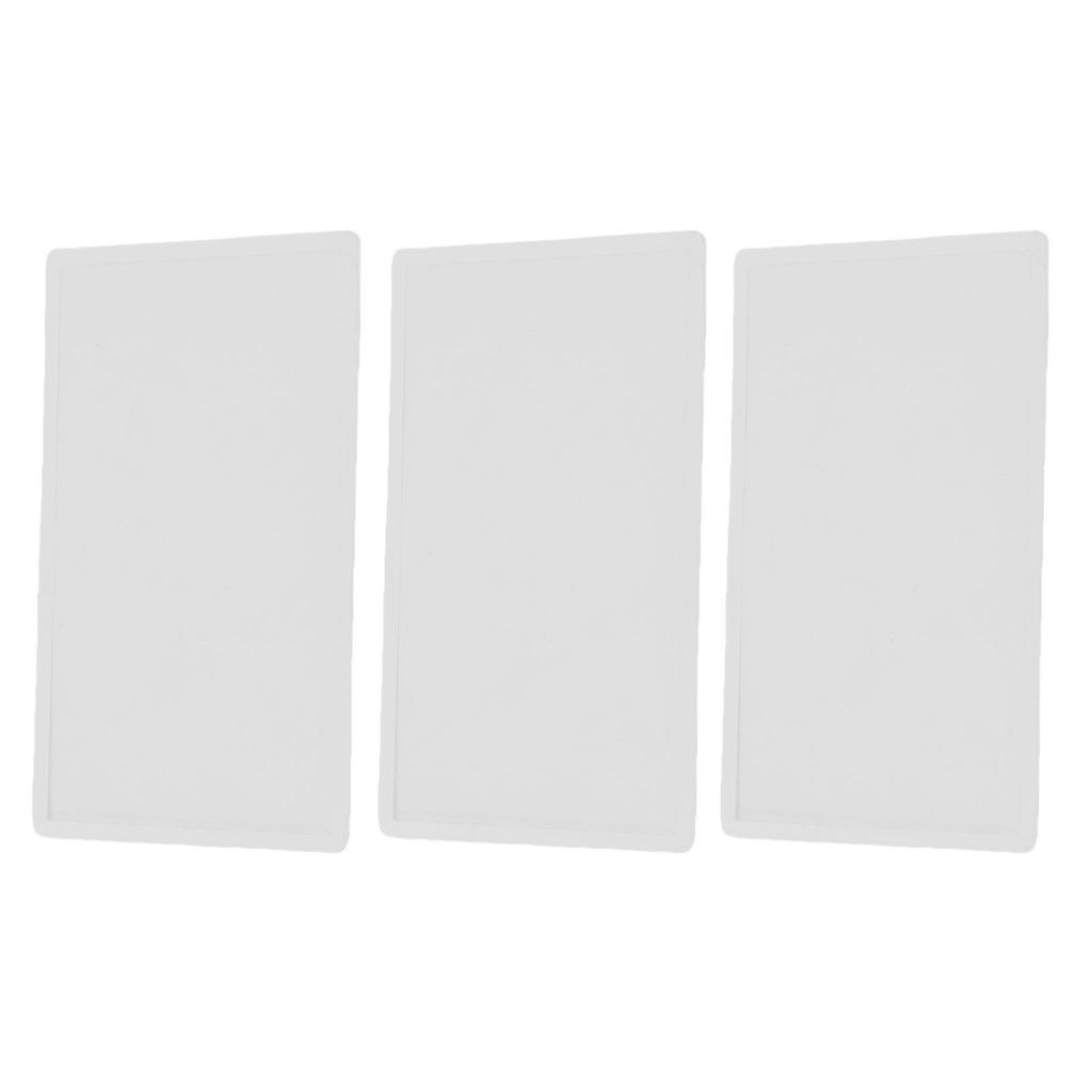 3Pcs Upper Top Screen Lens Replacement Plastic Cover for 2DS Handheld Game Console LCD Screen Parts Accessories