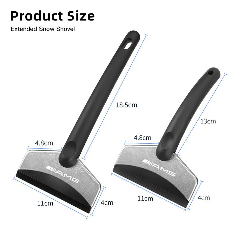 Car Logo Snow Cleaning Shovel Windshield Ice Scrapers Tool For Mercedes Benz AMG GLC GLE W204 W205 W203 W211 W212 W213 W169 W220