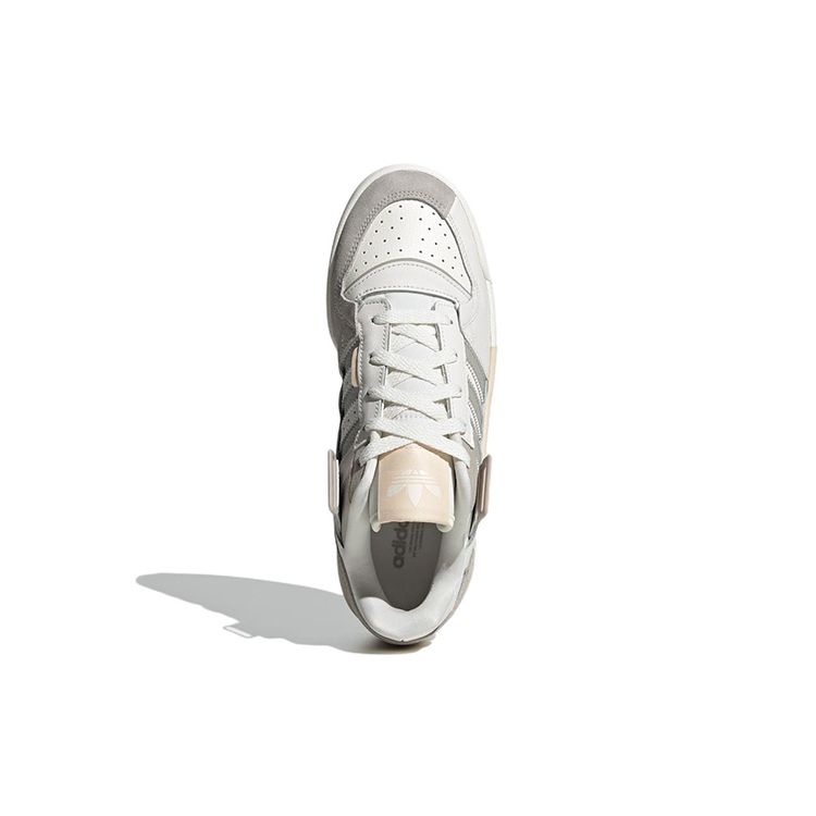 Adidas Originals Forum Exhibit Leather Low-Top Sneakers Women Sneakers White Gray GX2159