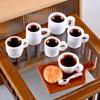 1 Set 1:12 Dollhouse Miniature Accessories Resin Coffee Drink Cup Model Simulation Water Cup Toy Doll House Decoration