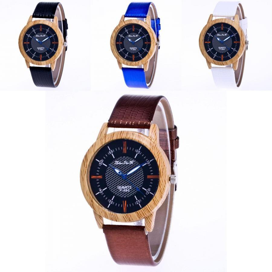 Versatile Nature Wooden Watch Minimalist Bamboo Clock Perfect Gift For Friends And Family