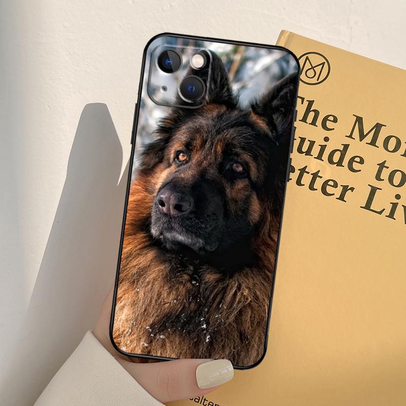 German Shepherd Dog Phone Case For iPhone 17 16 15 14 13 12 11 Pro Max Mini XR 16e 15 16 Plus 17 Air Full Cover