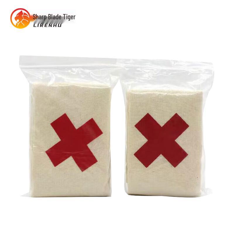 Sharp Blade Tiger First Aid Pure Cotton Triangular Bandage (10-Pack)