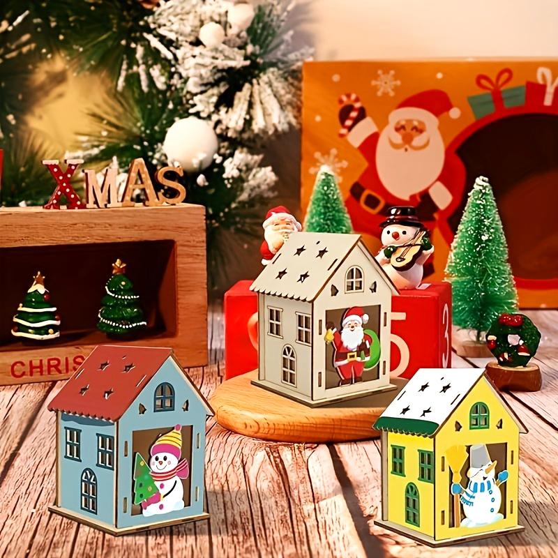 1/3/5PCS DIY DIY Graffiti Ornaments Funny 3D Jigsaw Puzzle Educational Toys Christmas Decorations Parent-Child Games Christmas