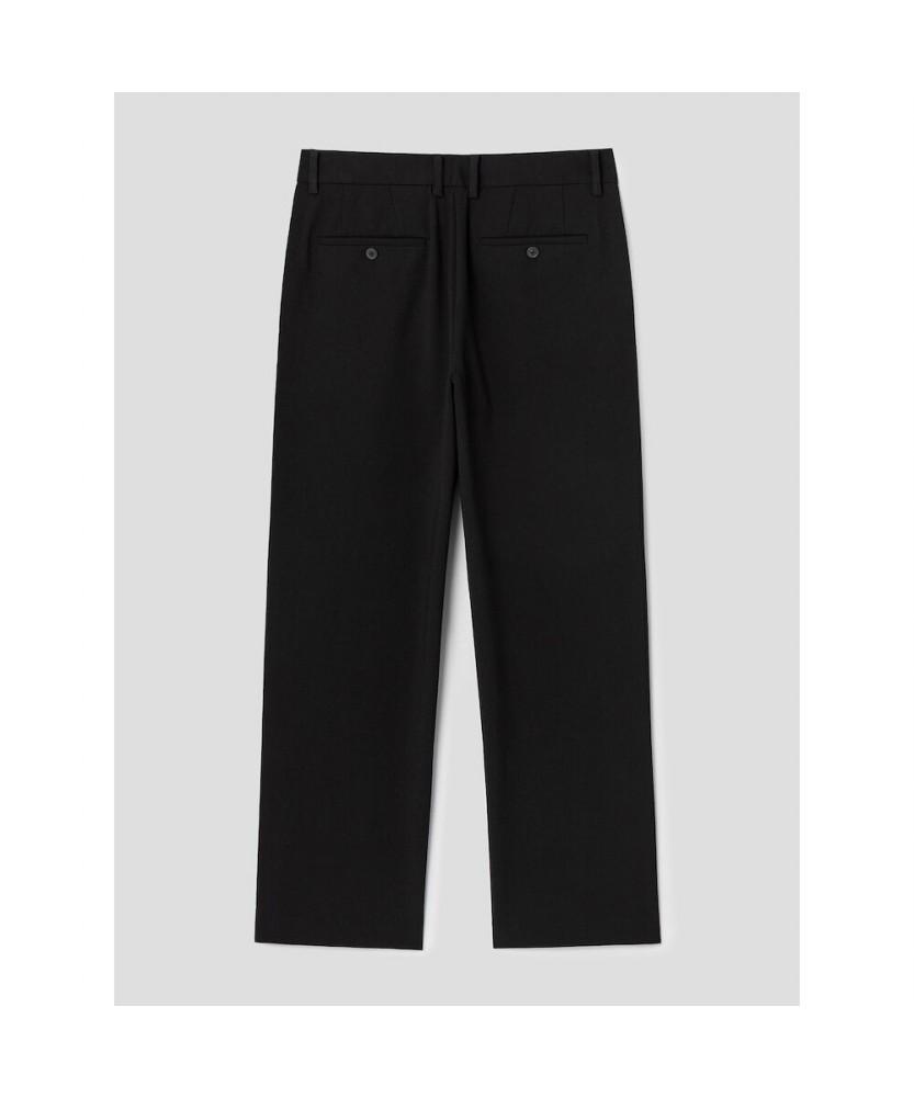 8Seconds [Everyday Slacks] Fleece-Lined Semi-Wide Fit Slacks - Black