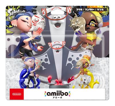 Amiibo Surimi Union Set [Fuka/Utsuho/Mantarou] (Splatoon Series)