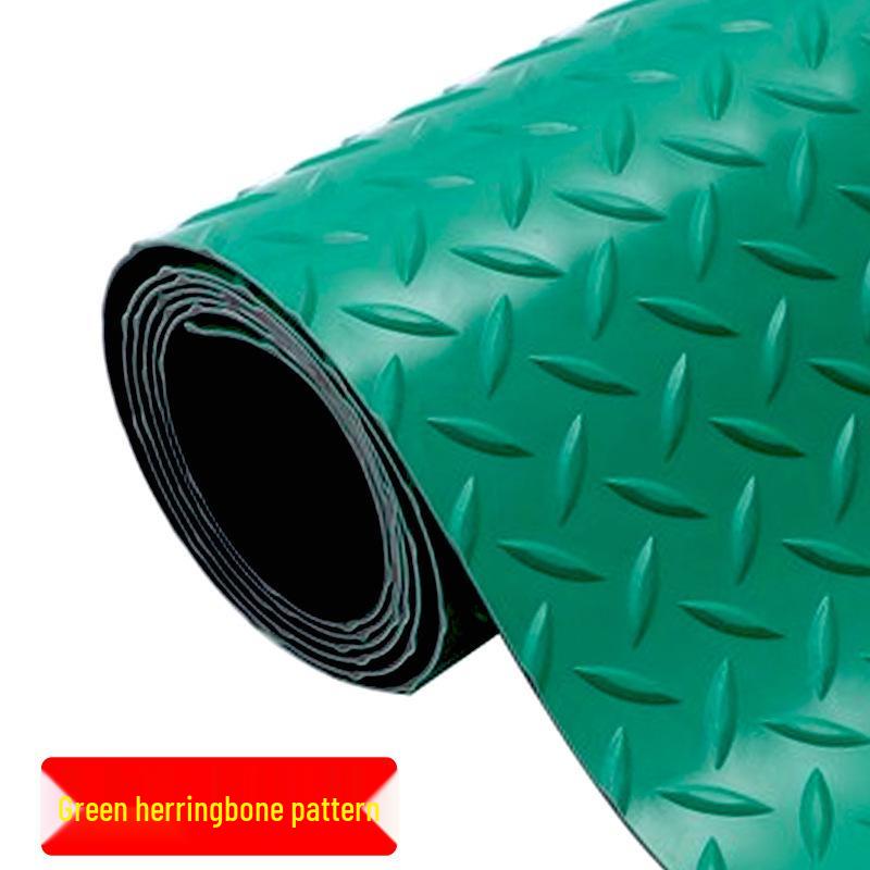 PVC Oxford Non-Slip Mat: Thickened, Wear-Resistant, Waterproof, and Moisture-Proof for Workshops, Warehouses, Corridors, and Restaurants.