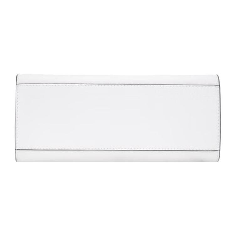 New MICHAEL KORS Carmen Polyester Handbag, Crossbody Bag, Shoulder Bag Medium Women's Milk White 35S2GNMS8L-OPTIC-WHITE