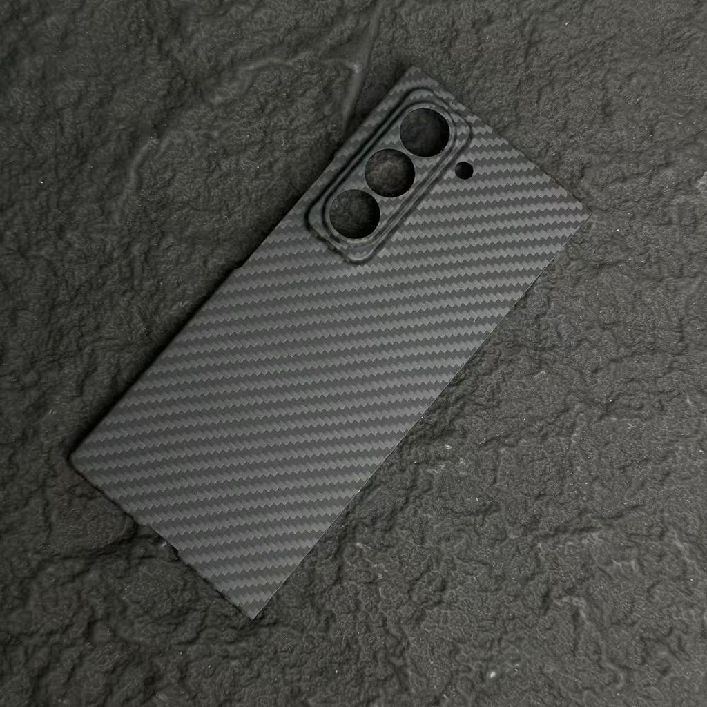 Kevlar Suitable for Samsung W25 Kevlar Mobile Phone Case Magnetic Absorbing W25 Ultra Thin Aramid Fiber Protective Case