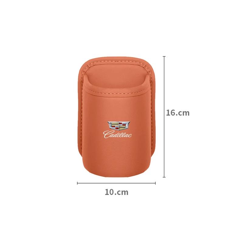 For Cadillac XT5 XT6 XTS ATS BLS CT4 CT5 SLS SRX CTS ESCALADE Car Logo Water Cup Box Car Door Wall Mounted Storage Accessories