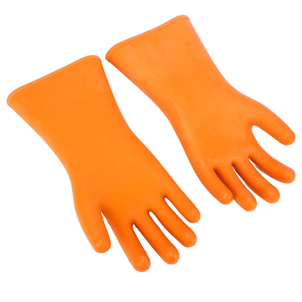 1 Paar Hochspannungsisolierhandschuhe Gummi Schnittfest Wasserdicht 20000v 12kv Elektriker