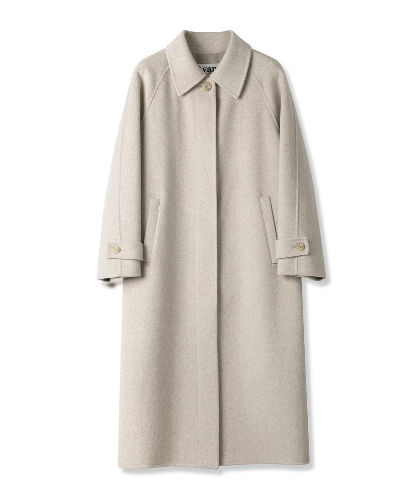 Avandress Hidden Handmade Wool Coat Oatmeal
