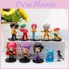 Q Version Kpop Demon Hunters Pvc Model Ornament For Demon Slayer Fans With Cartoon Style