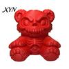 Weatherproof Trailer Dust Cover Creepy Bear Hitch Cover, 3D Printed Exhaust Cap, Towing Personalized Car Ball Cap for Truck SUV, Halloween Accessory