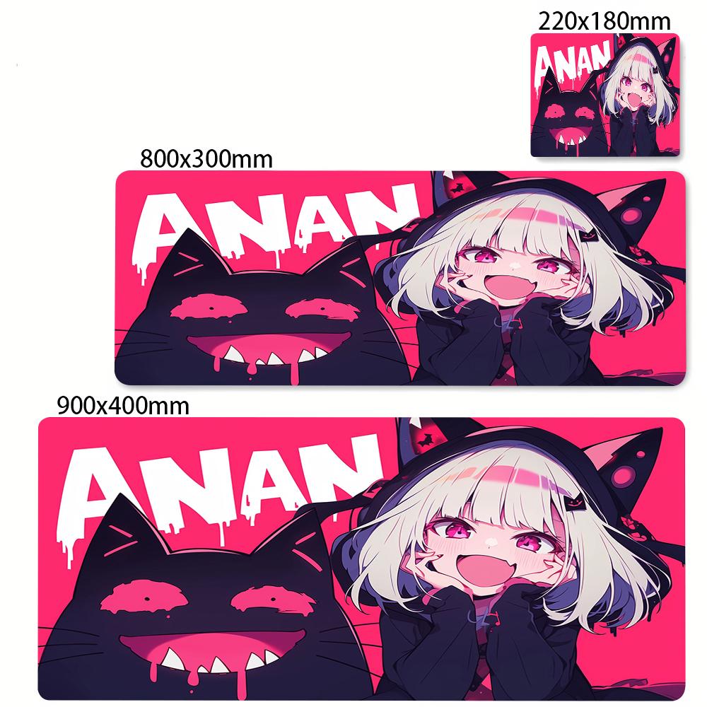 50x100cm Gaming Mousepad Anime Girl Mouse Pad Pc Accessories Keyboard Mat Rubber Anti slip Deskmat Household Desk Protector Mats