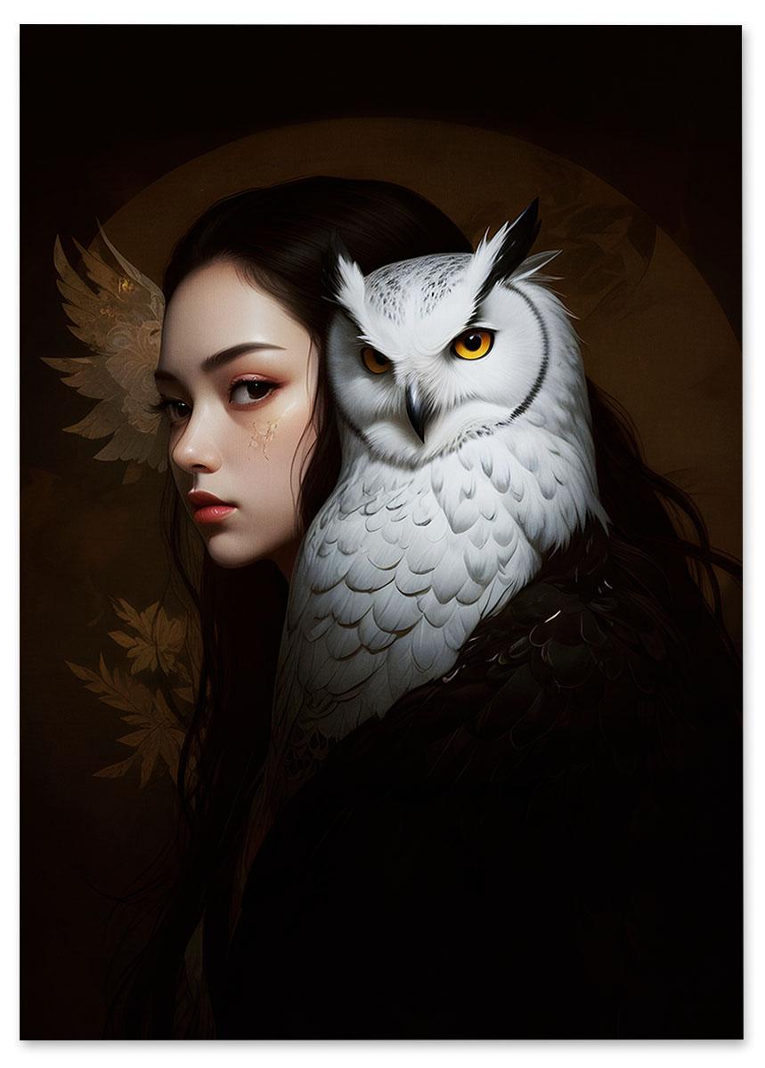 

Plakat portret sowa 30x40 cm