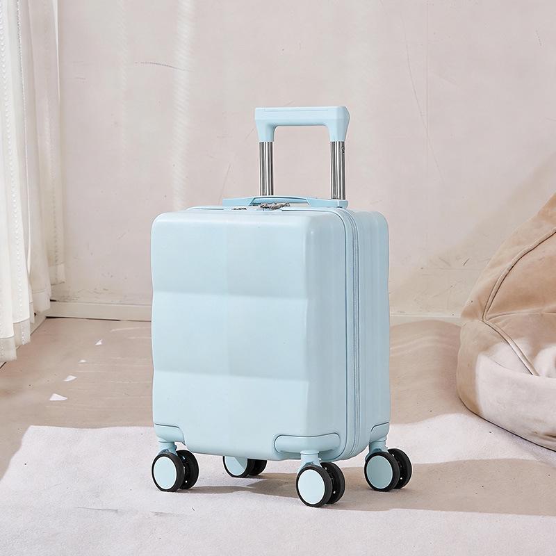 

Маленький чемодан на колесиках 20x30x40: 14-дюймовый ручной багаж для Spring Airlines 2-section rod with frame (basic lining)