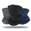 Winter neck warmer, unisex windproof face mask with fleece lining, suitable for hiking, skiing, cycling, and ice fishing