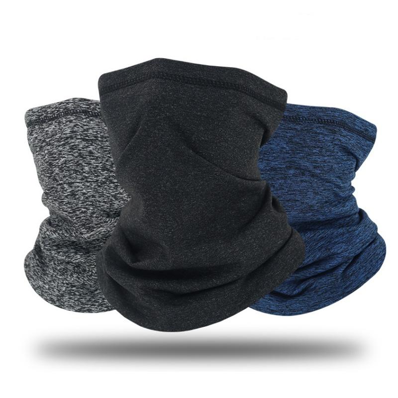 Winter neck warmer, unisex windproof face mask with fleece lining, suitable for hiking, skiing, cycling, and ice fishing
