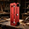 Adjustable Mortise Jig Aluminum Alloy Hinge Routing with Router Bit Precision Door