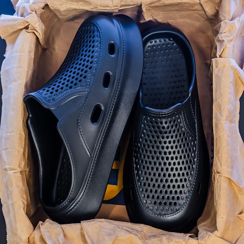 

Летние мужские модные тапочки, сандалии на платформе, мужская и женская одежда для отдыха дома, удобная нескользящая обувь, мужские тапочки для отдыха на ЭВА 38-39