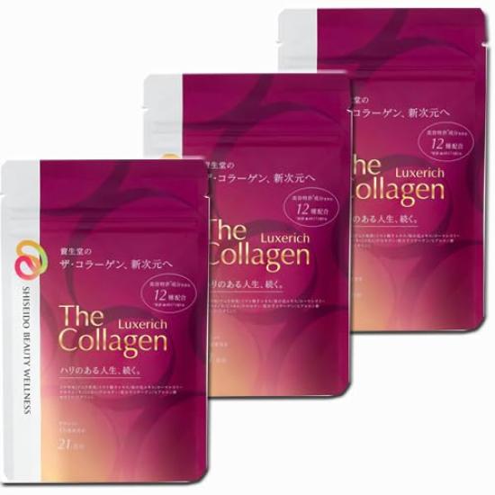 

tablets x 3 The Collagen Luxury Tablet 126 tablets x 3 bags [126 bags] (21) (4909978206888-3) (mail delivery) білий